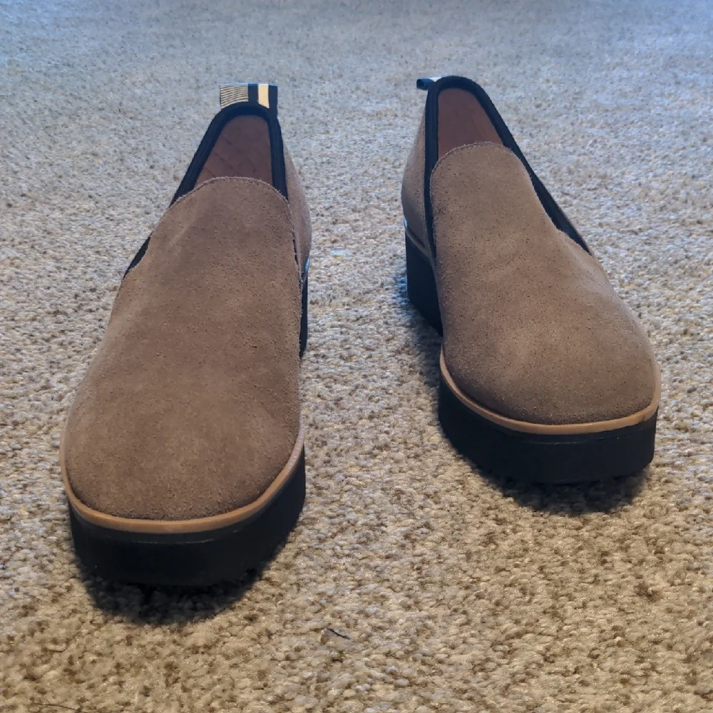 Dr Scholl's Lexi Suede Wedge Slip On Loafer - Picture 2 of 8